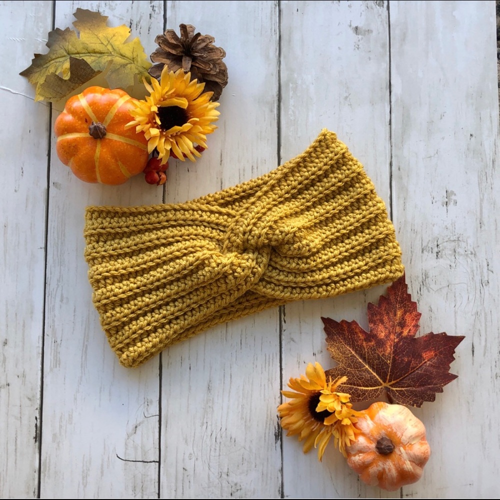 🍁Handmade Twisted Knot Ear Warmer Headband🍁